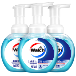 威露士泡沫洗手液225ml*3（1瓶+2袋） 泡沫丰富抑菌99.999% 健康呵护