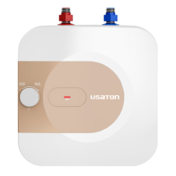 阿诗丹顿（USATON）6.6升小厨宝速热式厨房储水式电热水器迷你一级能效1500W上出水国家补贴 KX66-6J15S