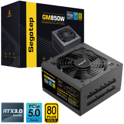 鑫谷（segotep）GM850W ATX3.1金牌全模组电源（12V-2X6支持5070Ti/5060Ti显卡/台式电脑主机箱电源）