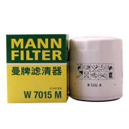 曼牌（MANNFILTER）机油滤清器机油滤芯W7015M/W7152蒙迪欧致胜锐界翼虎福克斯金牛座