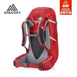GREGORY格里高利AMBER琥珀系列 双肩背包女款轻量户外旅行登山徒步背包 四代-44L-红色
