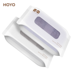 HOYO日本 毛巾新疆长绒棉毛巾男士成人洗澡洗脸面巾 纯棉柔软吸水速干 浅灰/紫色2条装 90g/条 90g *33*72CM