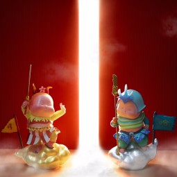 稀奇（XQ）《哼哈二将》桌面艺术摆件年货创意礼品新年礼物可爱门神 哼哈二将