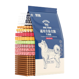 耐威克 莱茜狗粮狗干粮小型犬中大型犬成幼犬通用狗粮牛肉味10kg