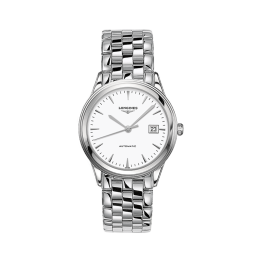 浪琴（LONGINES）瑞士手表 军旗系列 机械钢带男表 对表 L49744126