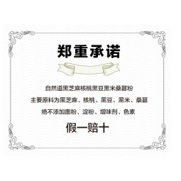 自然道 黑芝麻核桃桑葚黑米黑豆粉芝麻糊冲饮谷物早晚餐代餐五谷杂粮粉 H黑芝麻五谷粉500g*2袋+碗勺