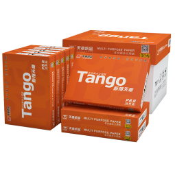 天章 （TANGO）新橙天章A4打印纸 70g 500张*8包 双面打印复印纸 顺滑不卡纸高性价比 整箱4000张【明星品质款】
