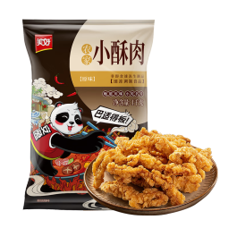 美好 农家小酥肉原味2斤装1kg 猪肉酥肉 方便菜半成品菜空气炸锅食材