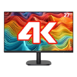 优派 27英寸4K超清显示器 10BIT 10.7亿 99%sRGB HDR10低蓝光不闪屏办公窄边框大屏 VA2763-4K-HD
