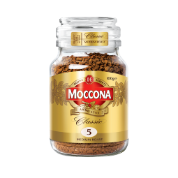 摩可纳（Moccona）5号经典中度烘焙冻干速溶黑咖啡100g 送礼节日礼物 荷兰进口 礼品