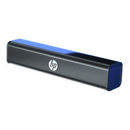 惠普（HP）电脑音响桌面台式长条音响 办公家用户外多媒体音箱 网课音响 游戏多媒体有线usb迷你音响 暗影黑