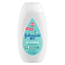强生（Johnson）婴儿身体乳200ml 儿童润肤露补水保湿舒缓乳霜春季防干燥奶香滋润