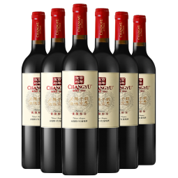 张裕 优选级赤霞珠 干红葡萄酒 750ml*6瓶整箱装 国产红酒 
