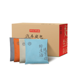 京东京造 汽车活性炭包新车除味除甲醛家车用除臭去味空气净化碳包500g*4
