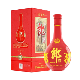 郎酒 高度白酒舍得 董酒组合装 搭配 送礼 53度 500mL 2瓶 红花郎十