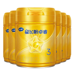 飞鹤星飞帆卓睿3段 婴幼儿奶粉 乳铁蛋白 750g 3段 750g 6罐 +洗衣液