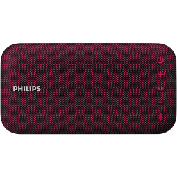 飞利浦（PHILIPS）BT3900音乐手包 超薄随身蓝牙音箱便携式无线低音炮音响播放器桌面户外防水迷你小罗兰紫