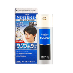 美源染发剂植物染发膏男士盖白进口染发膏80g 自然黑色7
