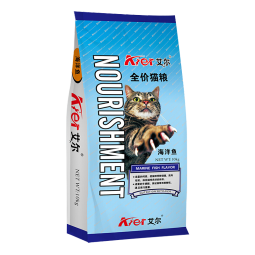 艾尔猫粮 海洋鱼配方 幼猫成猫全价猫粮10kg 海洋鱼猫粮20斤