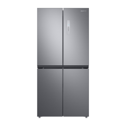 三星（SAMSUNG）488L四开门十字门超薄制冰冰箱风冷无霜变频双循环快速冷冻国家补贴15% 银 RF48A4000M9/SC