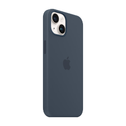 Apple/苹果 iPhone 14 Plus 专用 MagSafe 硅胶保护壳-风暴蓝色 磁吸手机壳 苹果原装手机壳