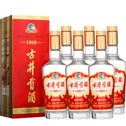 古井贡酒 1989 浓香型白酒 50度 500ml*6瓶 整箱装 