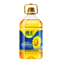 西王 食用油 一级压榨葵花籽油 6.18L 物理压榨