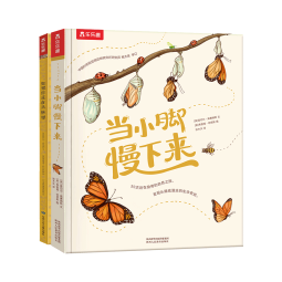 当小脚慢下来+如果你走在丛林里（套装2册）唯美治愈自然系科普绘本[3-6岁]Gucci 御用插画  儿童绘本 