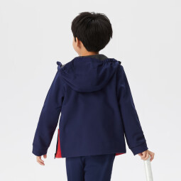 TOREAD kids探路者儿童外套新品男女春秋学生弹力舒适户外防风保暖百搭上衣 活力红QAEEBL93239 120cm