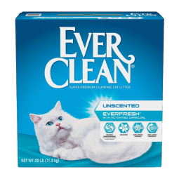 铂钻猫砂EverClean美国进口膨润土猫砂高效除臭持久抗菌清香低尘猫砂  25磅 （绿标）