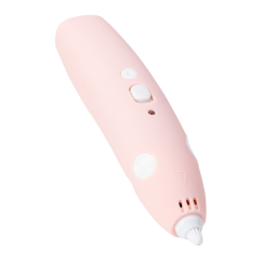 得力(deli)3D打印笔无线低温绘画笔启蒙玩具涂鸦笔手工DIY套装六一儿童节生日礼物女孩(附5色耗材)粉