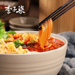 李子柒 薯你弹酸辣粉桶装 红薯粉 四川粉丝方便速食 食品252g*3桶