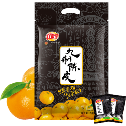 佳宝 九制陈皮橙皮橘子皮水果干500g泡茶煲汤大包量贩散装广东老字号 