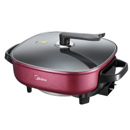 美的（Midea） 电火锅专用锅多用途锅电煮锅电热锅电炒锅小电锅MC-LHN30D 6L大容量可煎烤 6L 【6升大容量】30D
