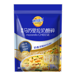 妙可蓝多马苏里拉芝士碎450g 奶酪碎  焗饭披萨拉丝烘焙原料 国产冷冻