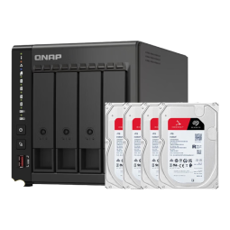 威联通（QNAP）TS-464C2 四核心处理器8G内存16Tnas网络存储服务器内置双M.2插槽手机扩容