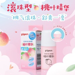 贝亲（Pigeon）桃子水液体婴儿爽身露滚珠型青少年腋下留香清新干爽净味便携55ml 