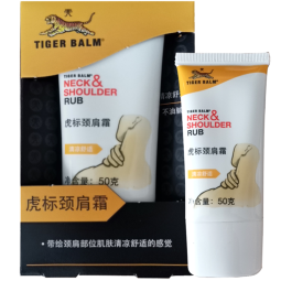 虎标（TigerBalm） 颈肩霜 颈肩舒肩颈舒肩颈霜 肌肤清凉舒适 50g