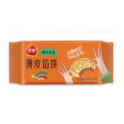 三全酥皮馅饼猪肉大葱口味1.1kg共10个 速食面点手抓饼家庭装