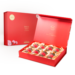 美辰堂即食冰糖燕窝 75g*8瓶礼盒 孕妇女性老人营养滋补品送礼袋