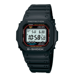 卡西欧（CASIO）G-SHOCK系列小红圈小方块系列太阳能电波防水防震手表送礼推荐 小红圈GW-M5610U-1太阳能+电波