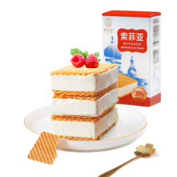索菲亚 冰淇淋威化牛奶香草味冰激凌雪糕冰激淋冷饮 生鲜冰棍 威化牛奶冰淇淋X15支