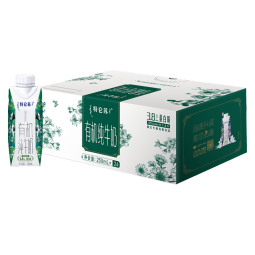 蒙牛特仑苏有机纯牛奶梦幻盖250mL×24盒