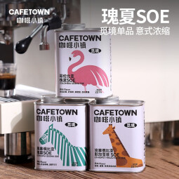咖啡小镇（cafetown）耶加雪菲瑰夏花魁意式soe阿拉比卡觅境咖啡豆中度烘焙 埃塞俄比亚瑰夏 227g 