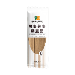 西麦黑麦荞麦燕麦面100g*4袋挂面面条全粗粮0脂肪速食代餐