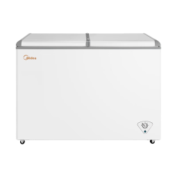 美的（Midea）271升双温双箱展示柜家商两用囤货雪糕冰柜大容量冷藏冷冻冷柜双门玻璃卧式保鲜冰箱BCD-271VMQ