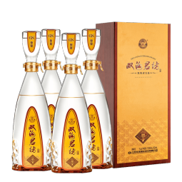 双沟珍宝坊君坊 41.8度(1000ml+50ml)*4瓶整箱装 浓香型白酒 端午送礼