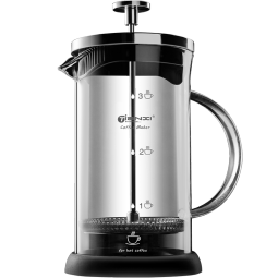 天喜（TIANXI） 法压壶咖啡壶滤压壶家用手冲过滤器冲茶器具套装耐热玻璃过滤杯 玻璃法压壶单壶-超滤款 330ml 