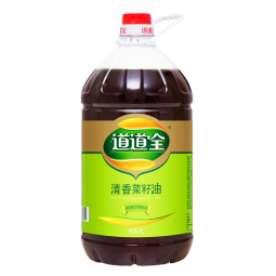 道道全菜籽油 食用油 清香菜籽油 物理压榨非转基因 4L*1桶 