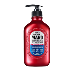 摩隆（MARO）全身用洗颜沐浴二合一沐浴露 450ml 洗面奶沐浴乳清爽控油